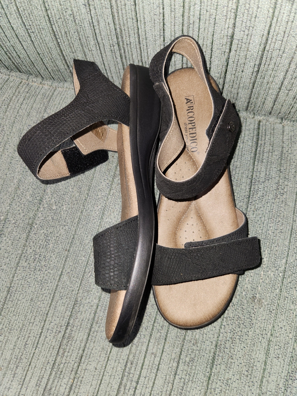 🍉Arcopedico Black Comfort Slingback Sandals
